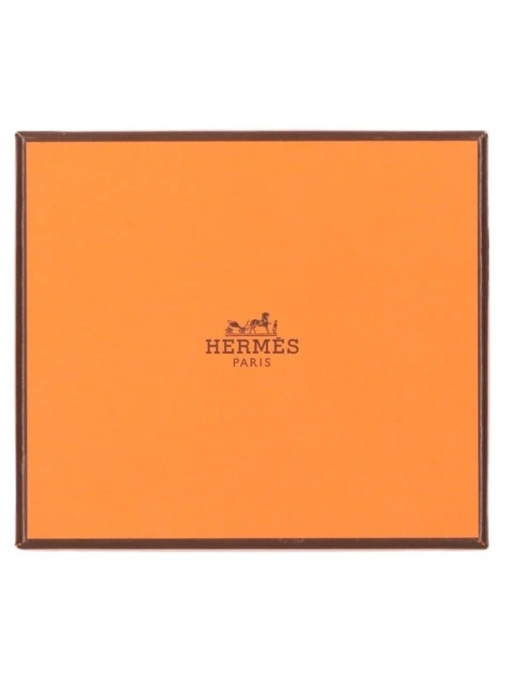 Hermes Glenan Compact Silver Swift Leather Wallet